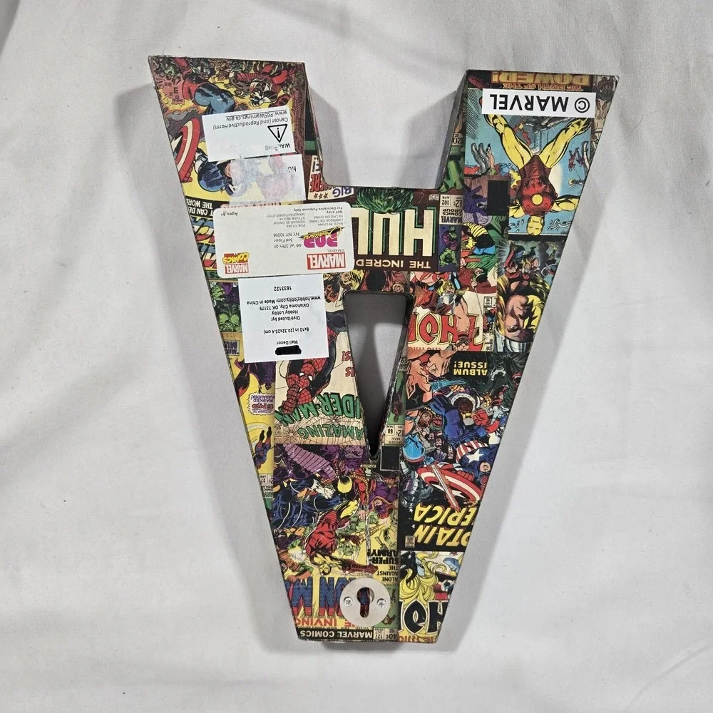 Marvel Comics Superhero Letter 